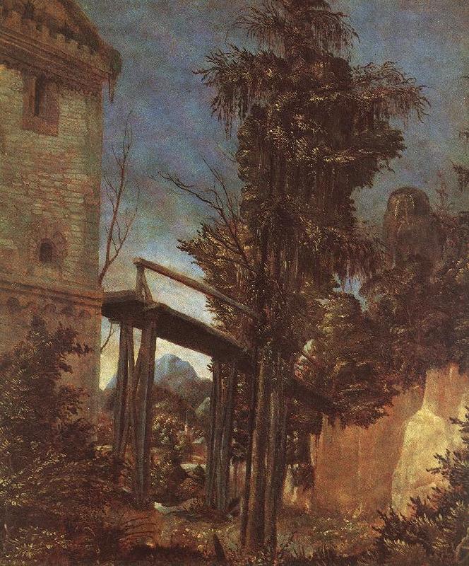ALTDORFER, Albrecht Landscape with Path oil painting image